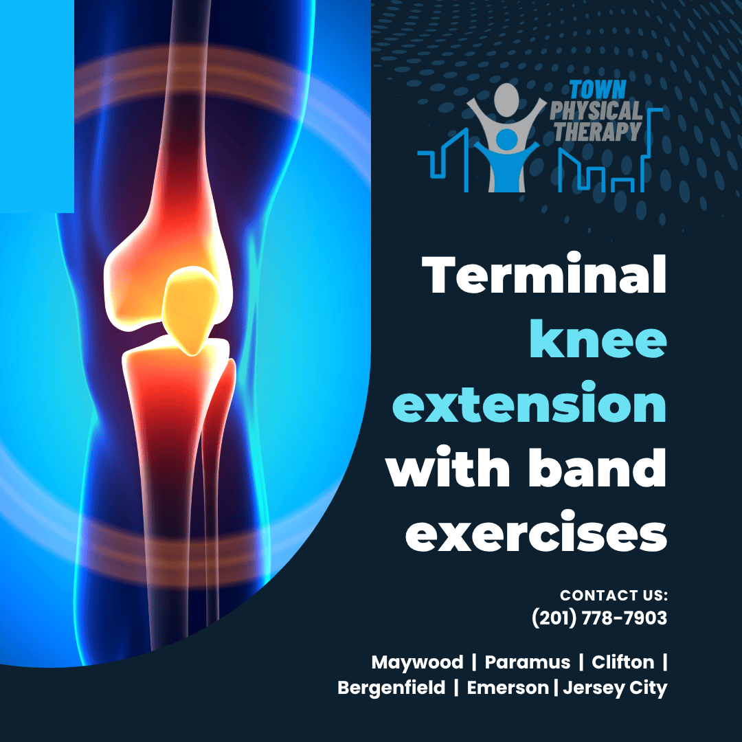 Terminal knee extension with band exercises